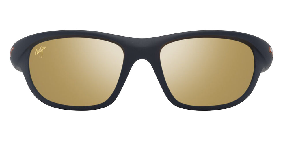 Maui Jim HAULANI MM349-035 62 - Matte Solid Dark Blue with Orange #id:mjimm349035_s:142100