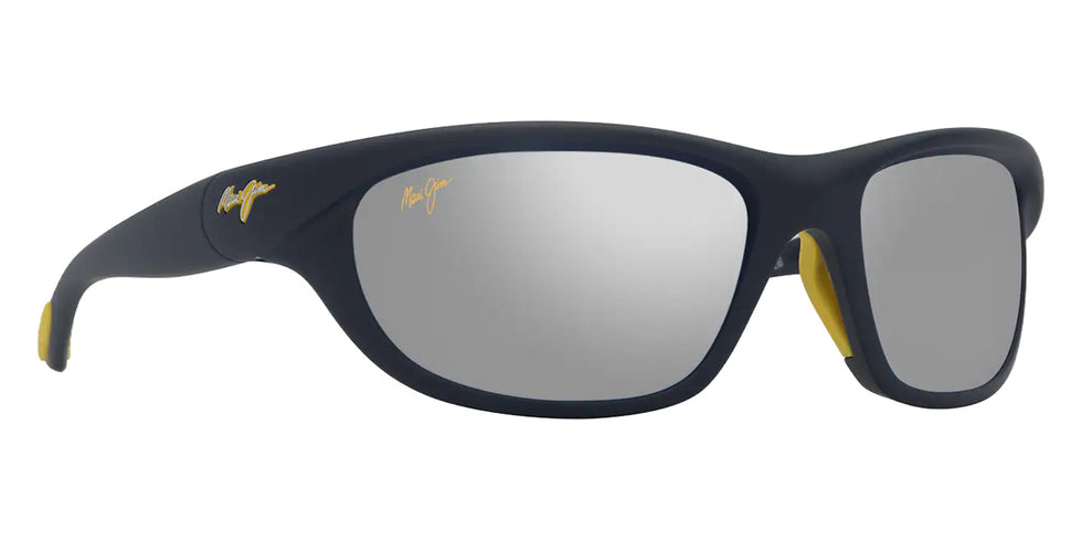 Maui Jim HAULANI MM349-039 62 - Matte Solid Dark Blue with Yellow #id:mjimm349039_s:138105