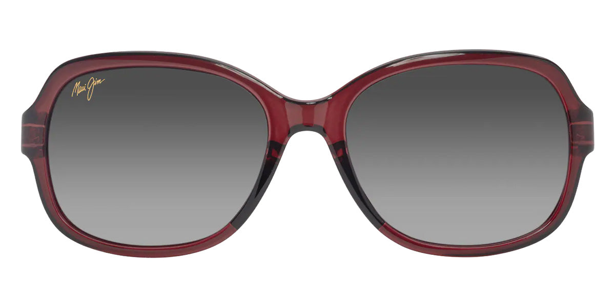 Maui Jim HILUHILU MM355-002 55 - Shiny Transparent Burgundy #id:mjimm355002_s:166100