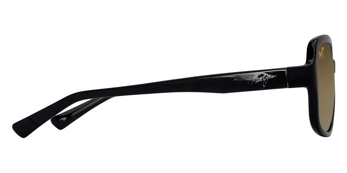 Maui Jim HILUHILU MM355-005 55 - Shiny Black #id:mjimm355005_s:108110