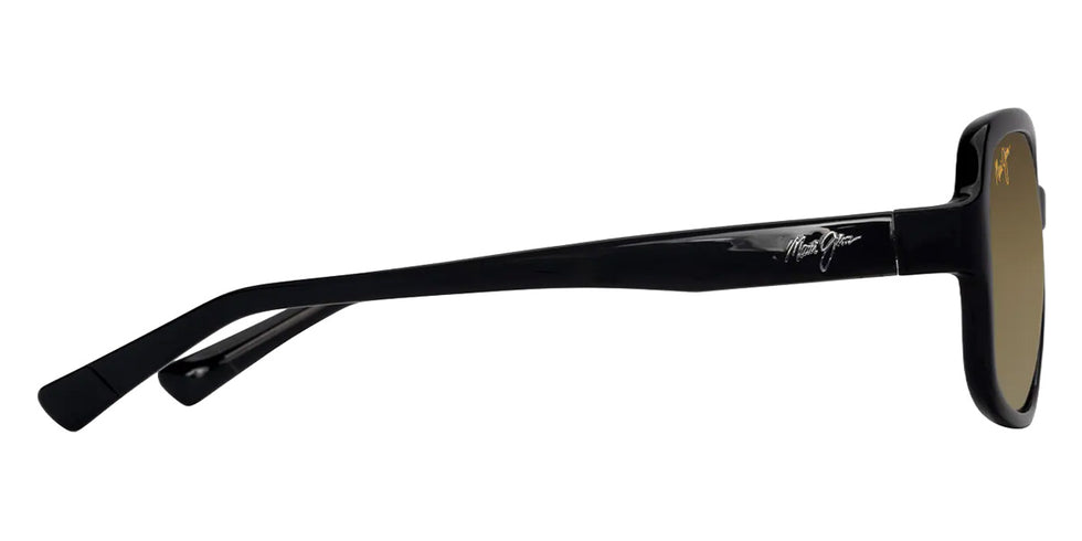 Maui Jim HILUHILU MM355-005 55 - Shiny Black #id:mjimm355005_s:108110