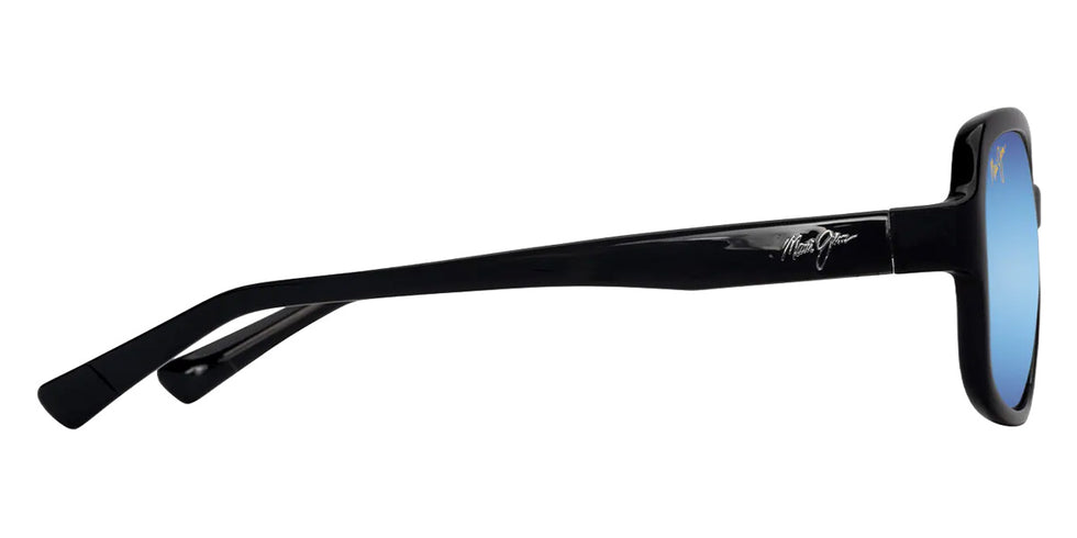 Maui Jim HILUHILU MM355-029 55 - Shiny Black #id:mjimm355029_s:100110