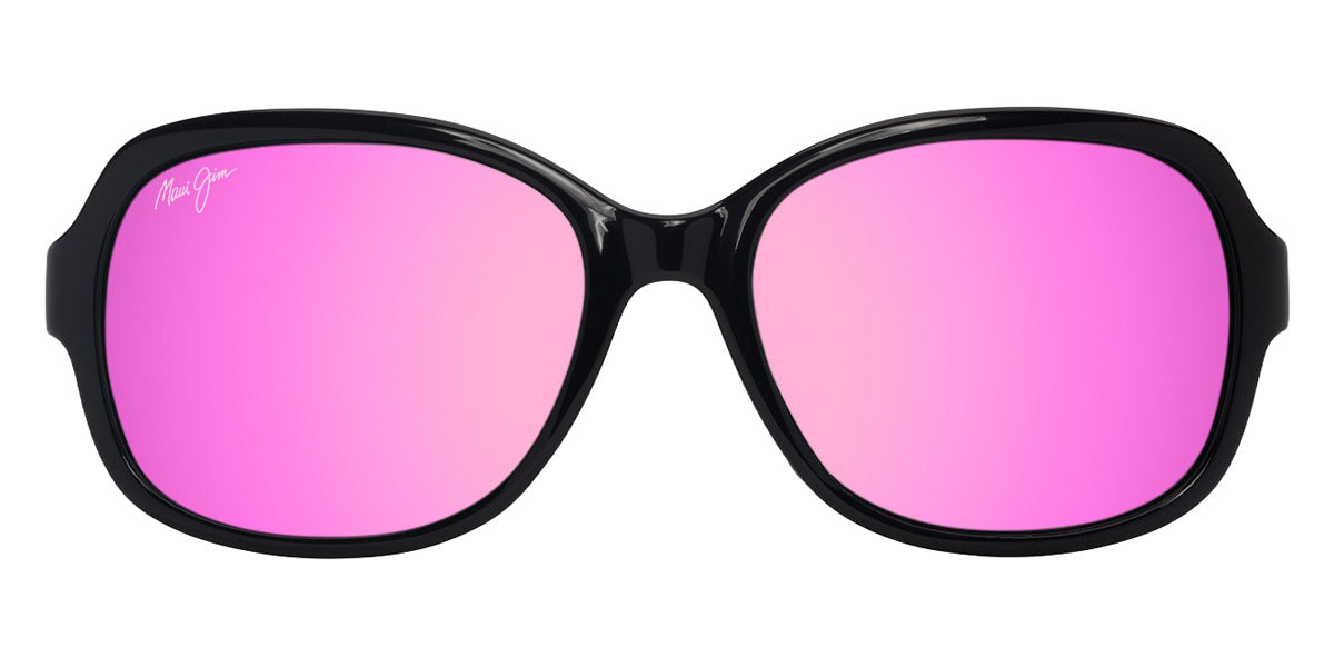 Maui Jim HILUHILU MM355-033 55 - Shiny Black #id:mjimm355033_s:114100