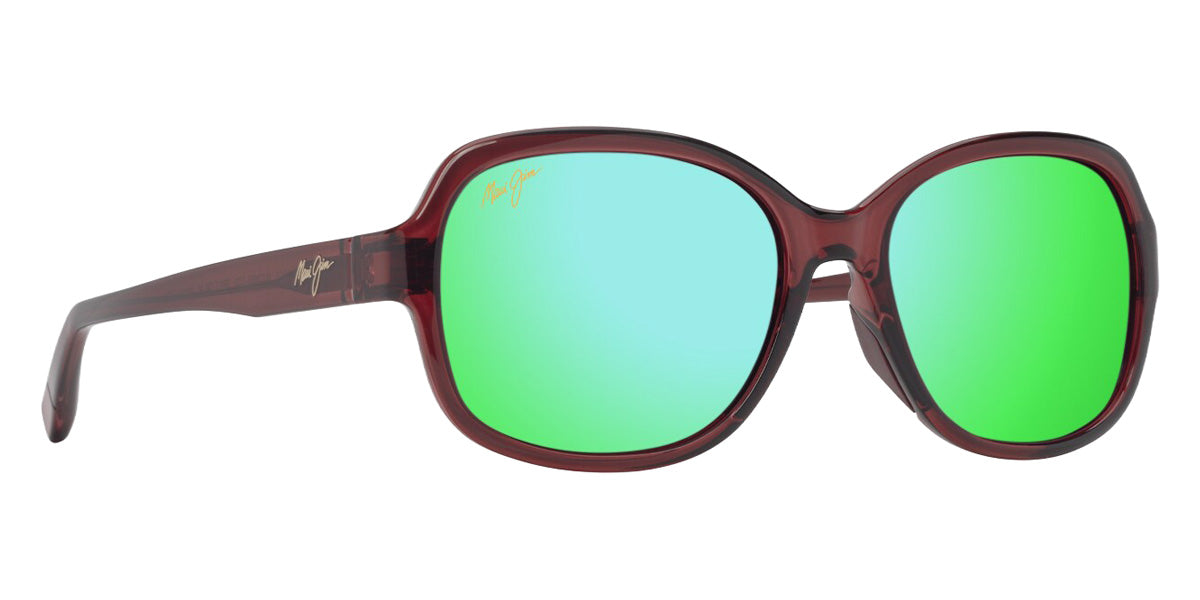 Maui Jim HILUHILU MM355-044 55 - Shiny Transparent Burgundy #id:mjimm355044_s:164105