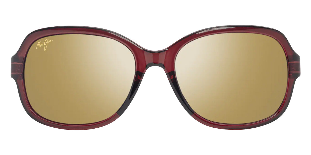 Maui Jim HILUHILU MM355-048 55 - Shiny Transparent Burgundy #id:mjimm355048_s:162100