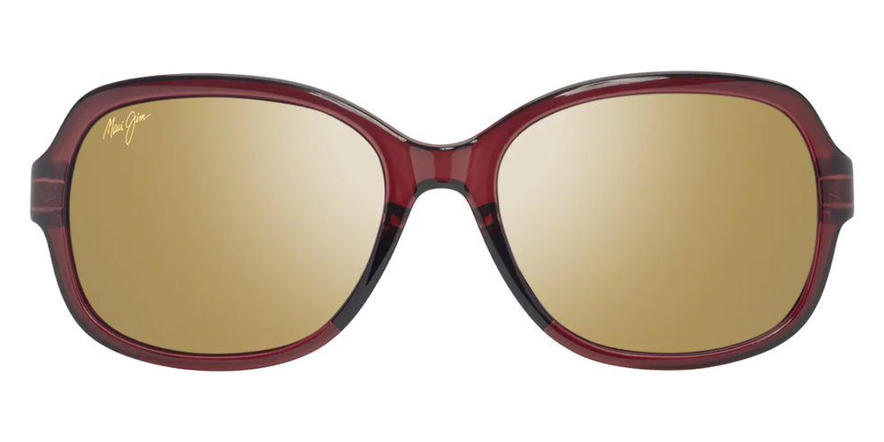 Maui Jim HILUHILU MM355-048 55 - Shiny Transparent Burgundy #id:mjimm355048_s:162100