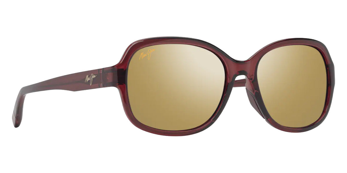 Maui Jim HILUHILU MM355-048 55 - Shiny Transparent Burgundy #id:mjimm355048_s:162105