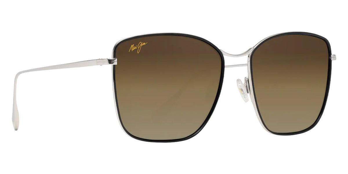Maui Jim TIGER LILY MM561-003 57 - Gloss Black with Silver #id:mjimm561003_s:108105