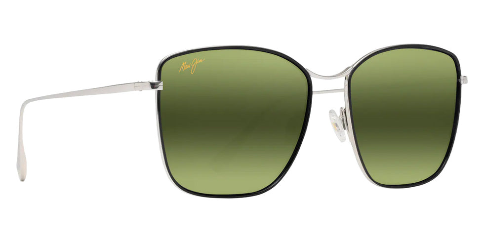 Maui Jim TIGER LILY MM561-011 57 - Gloss Black with Silver #id:mjimm561011_s:110105
