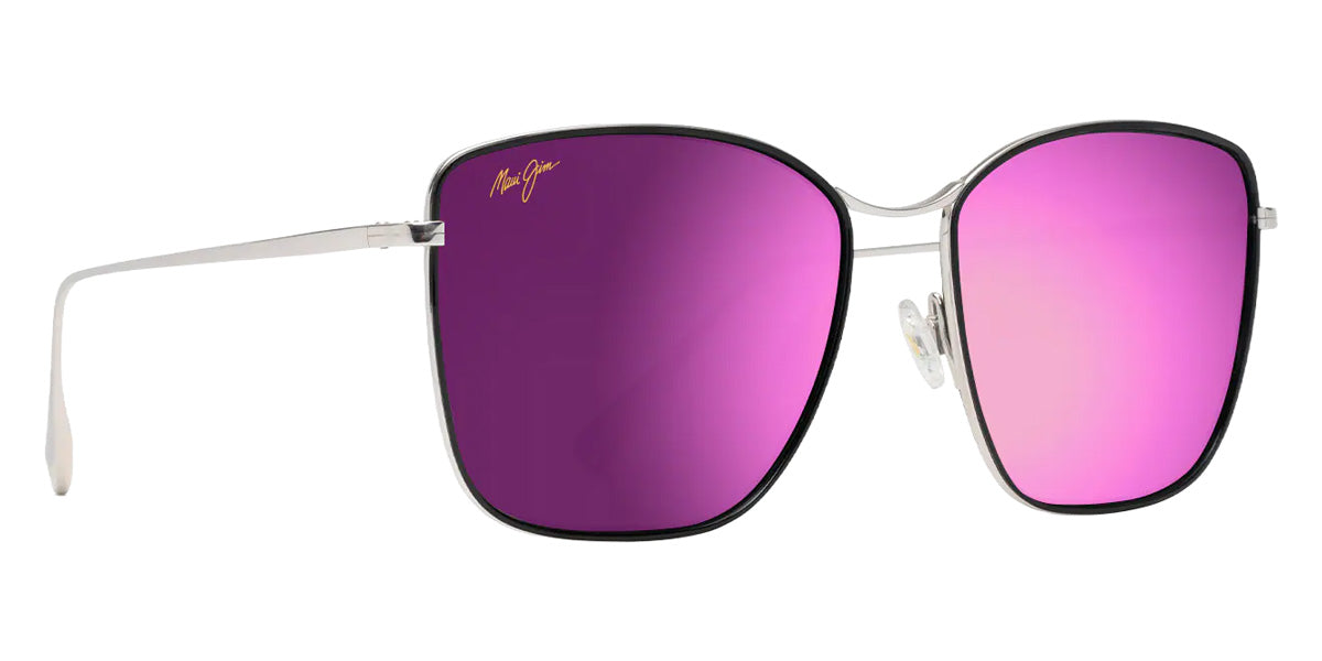 Maui Jim TIGER LILY MM561-015 57 - Gloss Black with Silver #id:mjimm561015_s:114105
