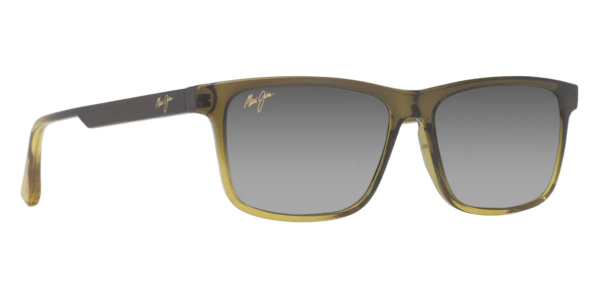 Maui Jim OKINA MM587-004 55 - Shiny Transparent Military Green to Yellow #id:mjimm587004_s:164105