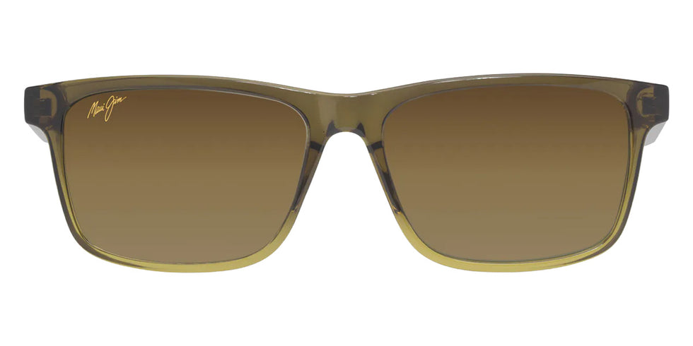 Maui Jim OKINA MM587-008 55 - Shiny Transparent Military Green to Yellow #id:mjimm587008_s:166100
