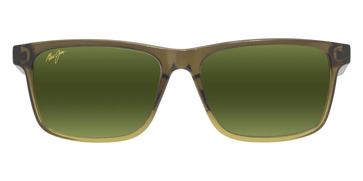Maui Jim OKINA MM587-028 55 - Shiny Transparent Military Green to Yellow #id:mjimm587028_s:168100