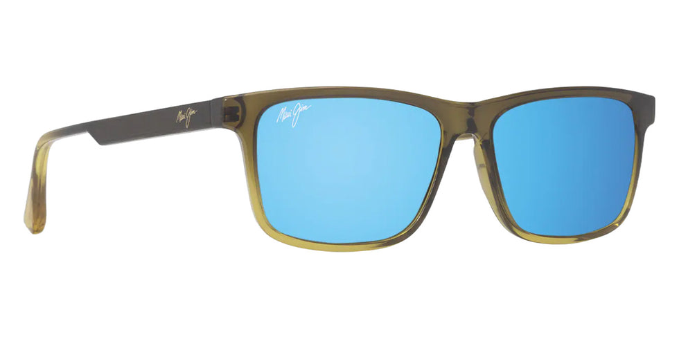 Maui Jim OKINA MM587-032 55 - Shiny Transparent Military Green to Yellow #id:mjimm587032_s:158105