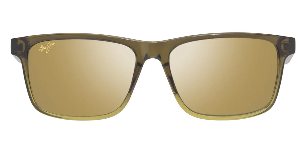 Maui Jim OKINA MM587-047 55 - Shiny Transparent Military Green to Yellow #id:mjimm587047_s:160100