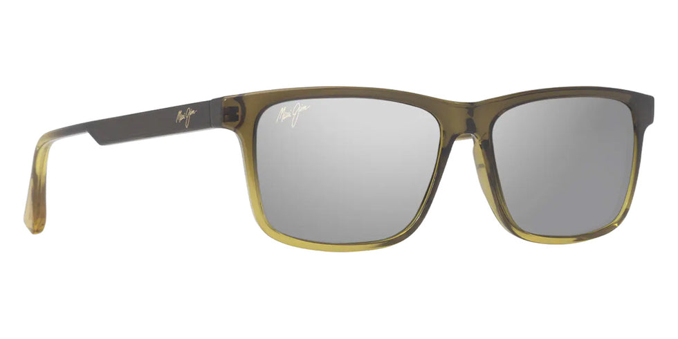 Maui Jim OKINA MM587-051 55 - Shiny Transparent Military Green to Yellow #id:mjimm587051_s:176105