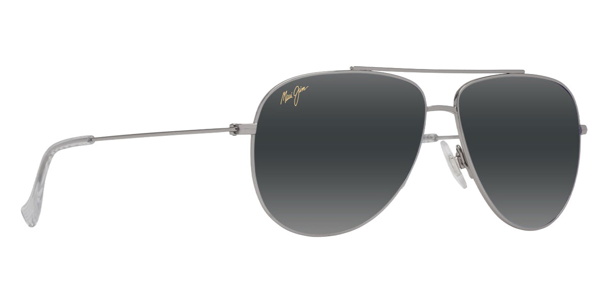 Maui Jim HAUOLI XS MM589-002 56 - Shiny Silver with Crystal #id:mjimm589002_s:126105
