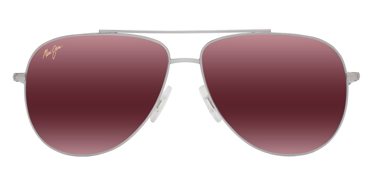 Maui Jim HAUOLI XS MM589-026 56 - Shiny Silver with Crystal #id:mjimm589026_s:132100