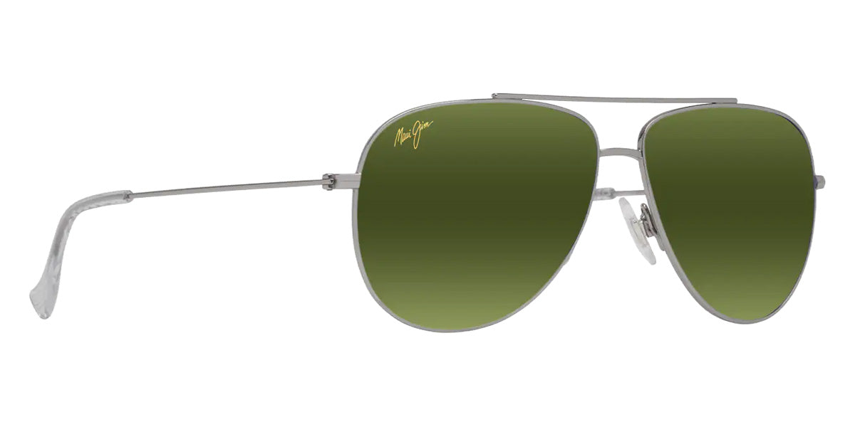 Maui Jim HAUOLI XS MM589-030 56 - Shiny Silver with Crystal #id:mjimm589030_s:130105