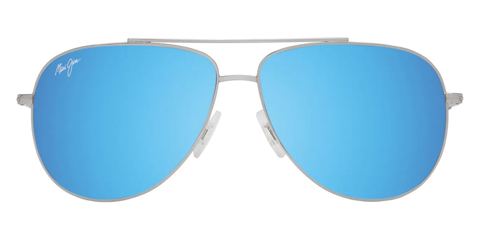 Maui Jim HAUOLI XS MM589-034 56 - Shiny Silver with Crystal #id:mjimm589034_s:120100