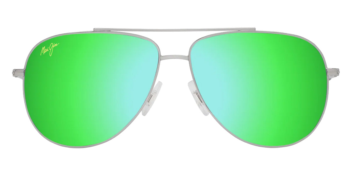 Maui Jim HAUOLI XS MM589-046 56 - Shiny Silver with Crystal #id:mjimm589046_s:124100