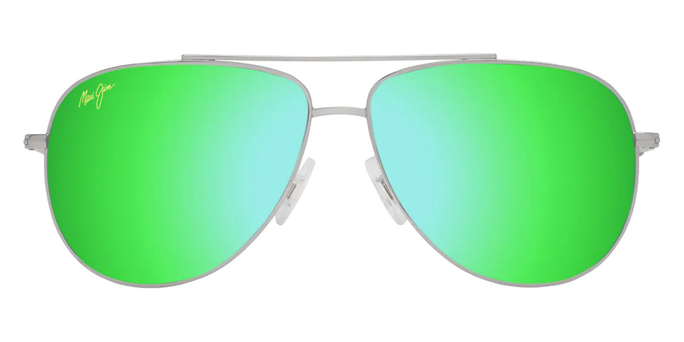 Maui Jim HAUOLI XS MM589-046 56 - Shiny Silver with Crystal #id:mjimm589046_s:124100