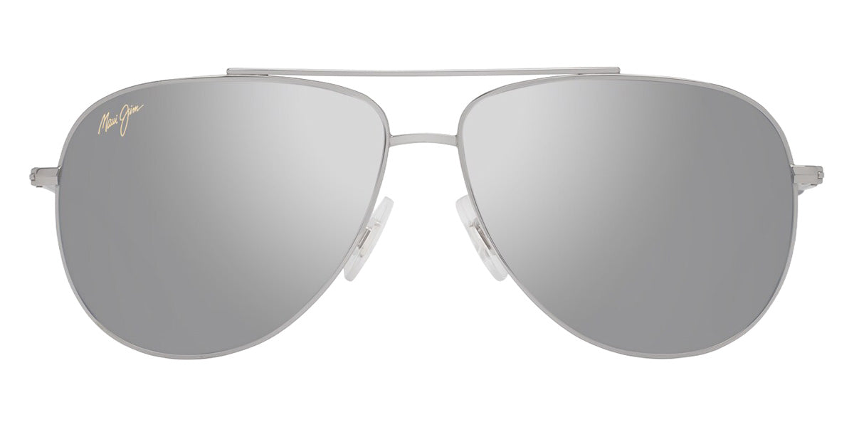 Maui Jim HAUOLI XS MM589-056 56 - Shiny Silver with Crystal #id:mjimm589056_s:138100