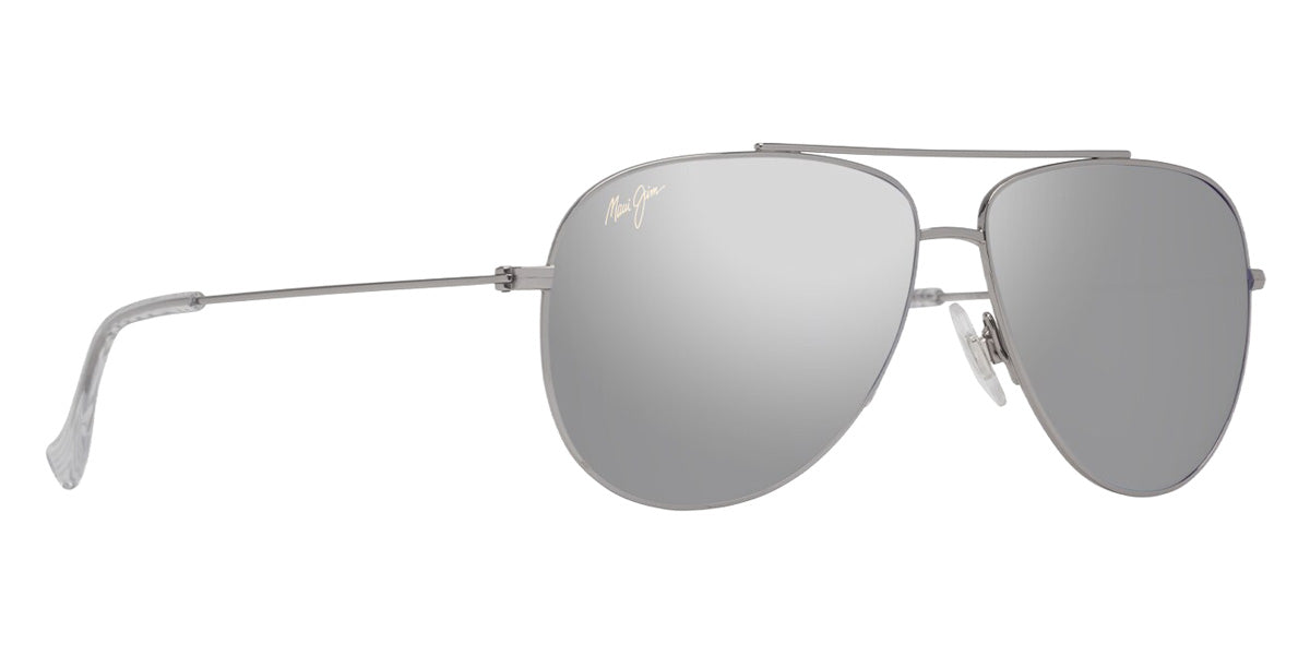 Maui Jim HAUOLI XS MM589-056 56 - Shiny Silver with Crystal #id:mjimm589056_s:138105