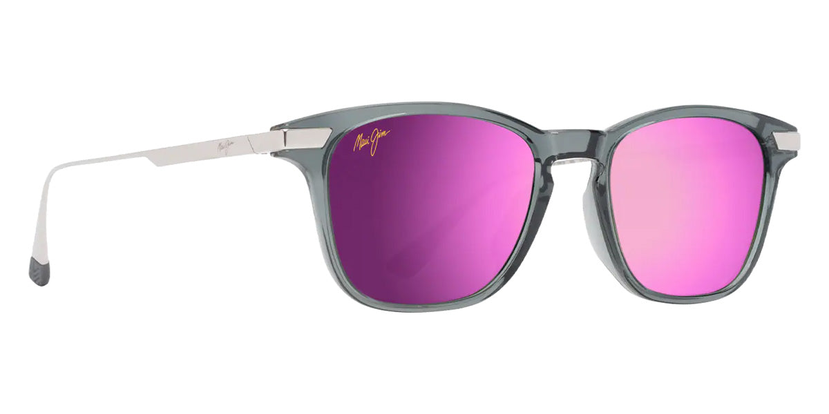 Maui Jim MANA'OLANA MM623-027 51 - Shiny Transparent Gray with Silver #id:mjimm623027_s:154105