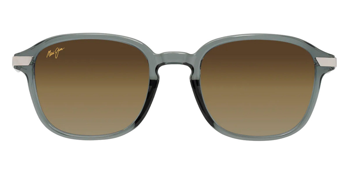 Maui Jim KA'OUO ASIAN FIT MM625-006 53 - Shiny Transparent Gray with Silver #id:mjimm625006_s:122100