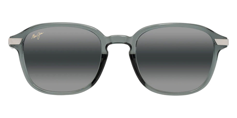 Maui Jim KA'OUO ASIAN FIT MM625-009 53 - Shiny Transparent Gray with Silver #id:mjimm625009_s:120100