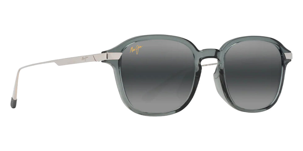 Maui Jim KA'OUO ASIAN FIT MM625-009 53 - Shiny Transparent Gray with Silver #id:mjimm625009_s:120105