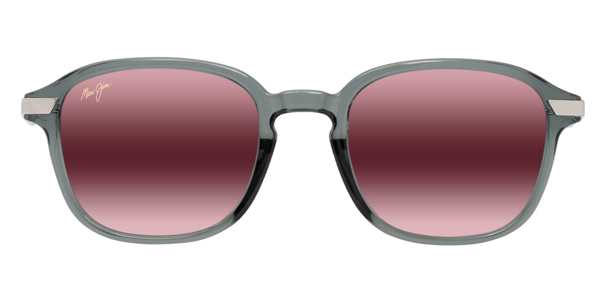 Maui Jim KA'OUO ASIAN FIT MM625-015 53 - Shiny Transparent Gray with Silver #id:mjimm625015_s:126100