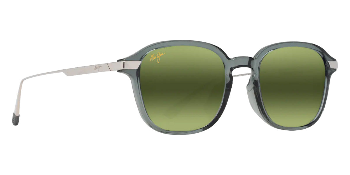 Maui Jim KA'OUO ASIAN FIT MM625-018 53 - Shiny Transparent Gray with Silver #id:mjimm625018_s:124105