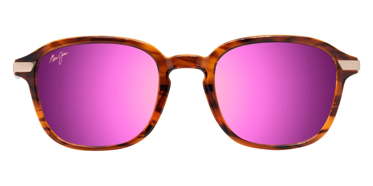 Maui Jim KA'OUO ASIAN FIT MM625-023 53 - Shiny Dark Havana with Gold #id:mjimm625023_s:144100