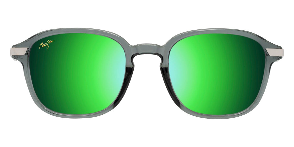 Maui Jim KA'OUO ASIAN FIT MM625-030 53 - Shiny Transparent Gray with Silver #id:mjimm625030_s:118100