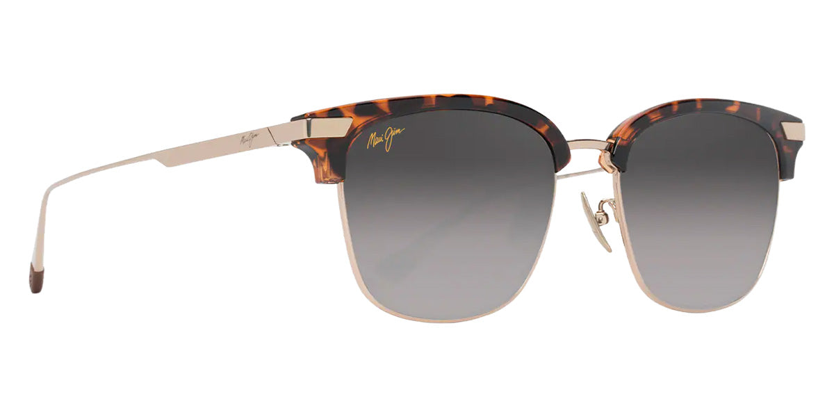 Maui Jim KALAUNU ASIAN FIT MM629-003 55 - Shiny Dark Havana with Gold #id:mjimm629003_s:146105