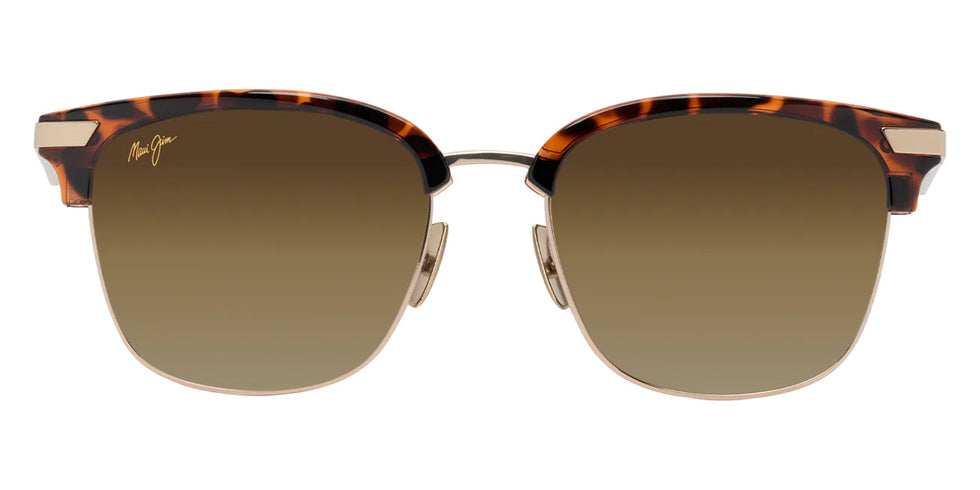 Maui Jim KALAUNU ASIAN FIT MM629-006 55 - Shiny Dark Havana with Gold #id:mjimm629006_s:148100