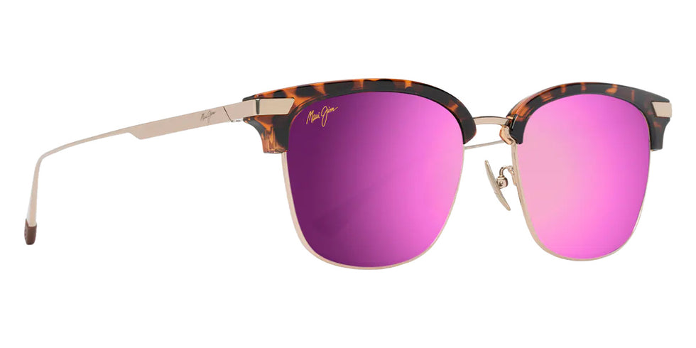 Maui Jim KALAUNU ASIAN FIT MM629-027 55 - Shiny Dark Havana with Gold #id:mjimm629027_s:154105
