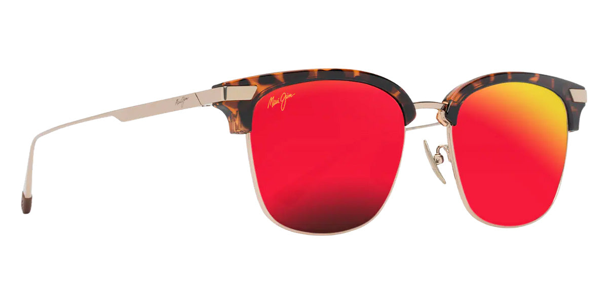 Maui Jim KALAUNU ASIAN FIT MM629-030 55 - Shiny Dark Havana with Gold #id:mjimm629030_s:156105
