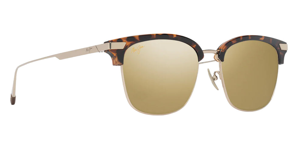 Maui Jim KALAUNU ASIAN FIT MM629-036 55 - Shiny Dark Havana with Gold #id:mjimm629036_s:142105