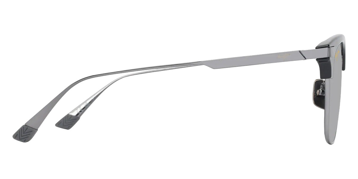 Maui Jim KALAUNU ASIAN FIT MM629-037 55 - Shiny Black with Dark Silver #id:mjimm629037_s:118110