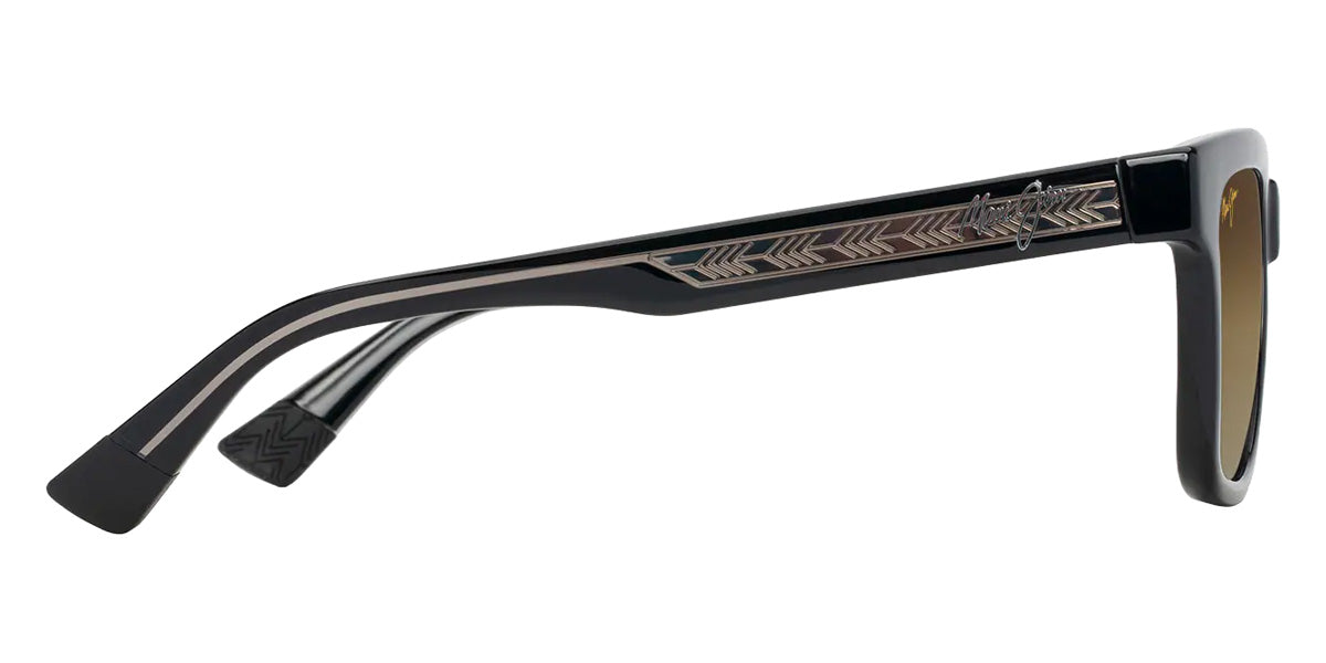 Maui Jim HANOHANO MM644-007 53 - Shiny Black with Transparent Light Gray #id:mjimm644007_s:108110