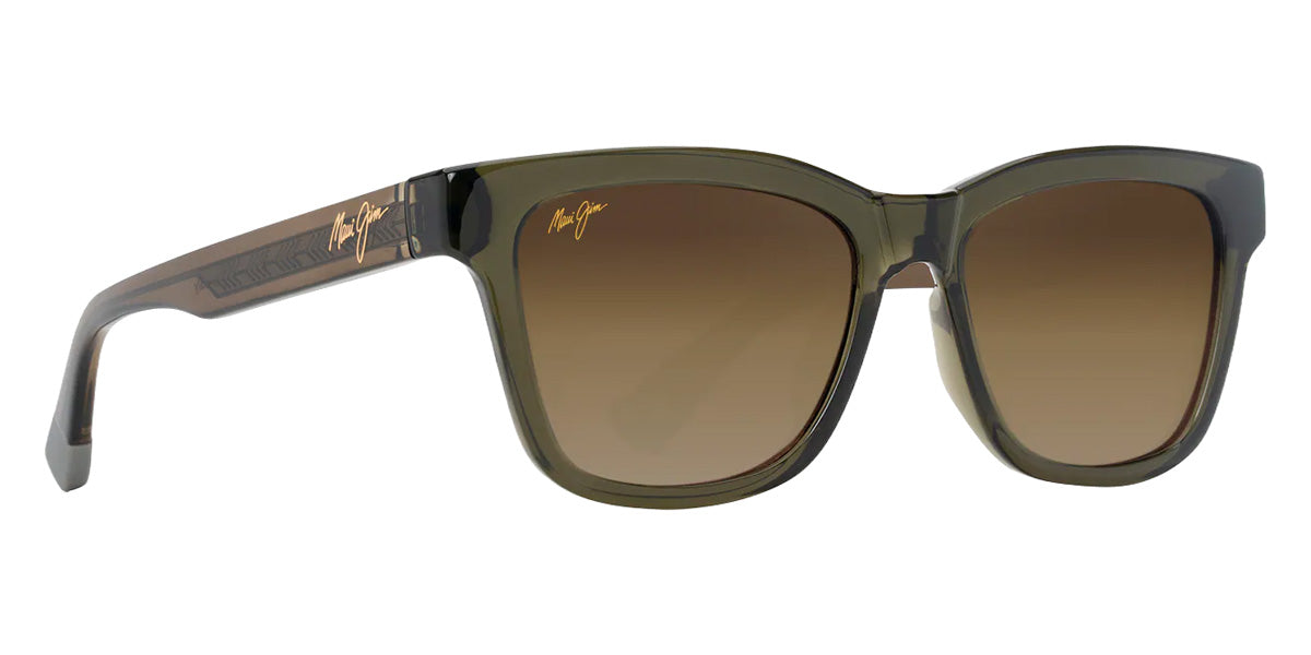 Maui Jim HANOHANO MM644-008 53 - Shiny Transparent Green #id:mjimm644008_s:168105