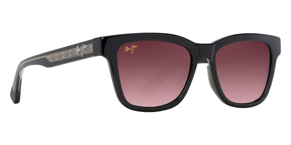 Maui Jim HANOHANO MM644-011 53 - Shiny Black with Transparent Light Gray #id:mjimm644011_s:112105