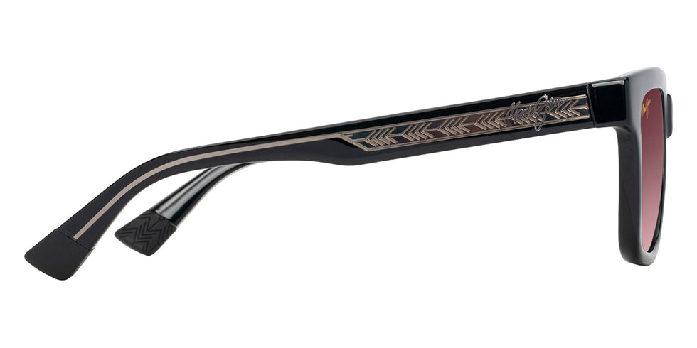 Maui Jim HANOHANO MM644-011 53 - Shiny Black with Transparent Light Gray #id:mjimm644011_s:112110