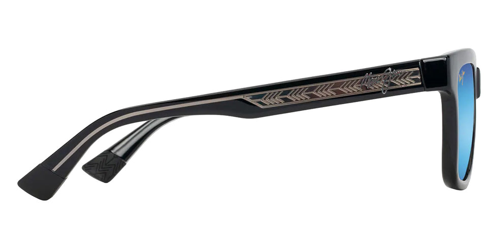 Maui Jim HANOHANO MM644-029 53 - Shiny Black with Transparent Light Gray #id:mjimm644029_s:100110