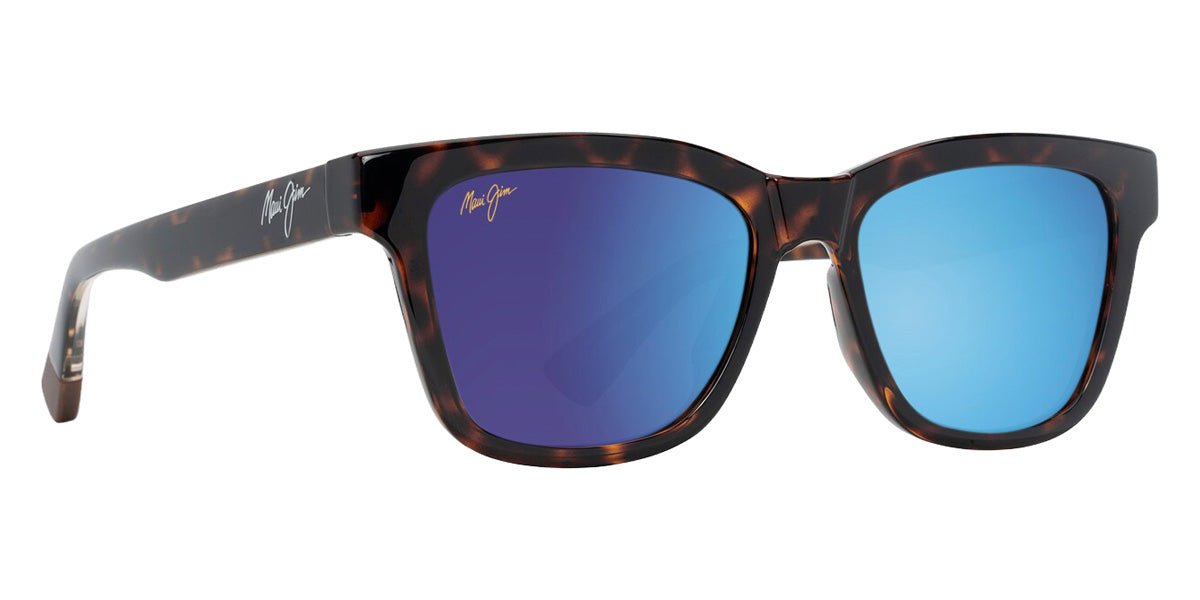 Maui Jim HANOHANO MM644-030 53 - Shiny Dark Havana with Transparent Yellow #id:mjimm644030_s:120105