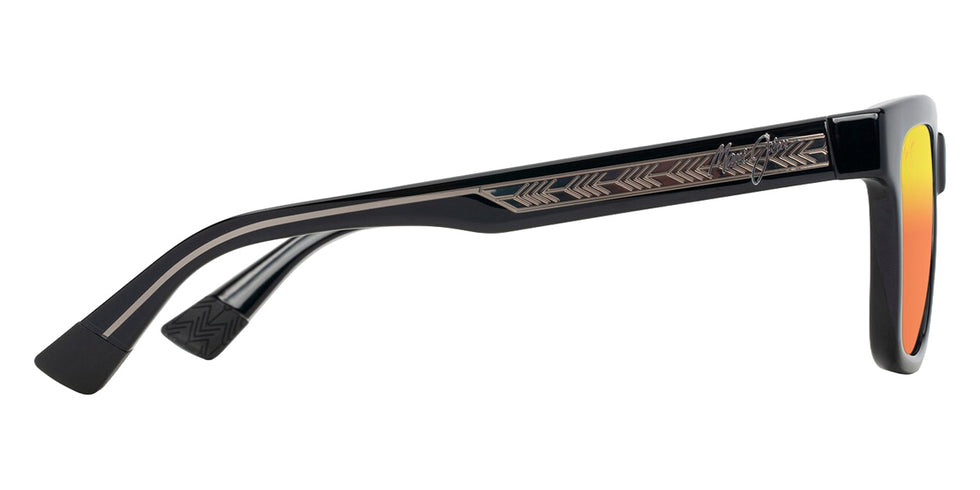 Maui Jim HANOHANO MM644-037 53 - Shiny Black with Transparent Light Gray #id:mjimm644037_s:116110