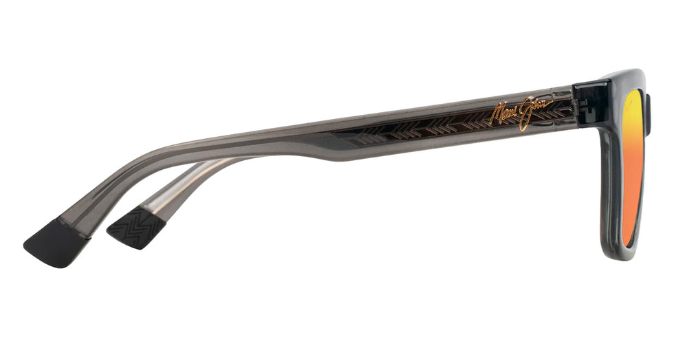 Maui Jim HANOHANO MM644-040 53 - Shiny Transparent Dark Gray #id:mjimm644040_s:156110